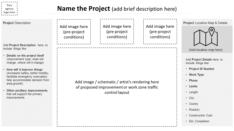 project description page template